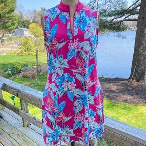 Tropical Print Tommy Bahama Golf Dress Size L